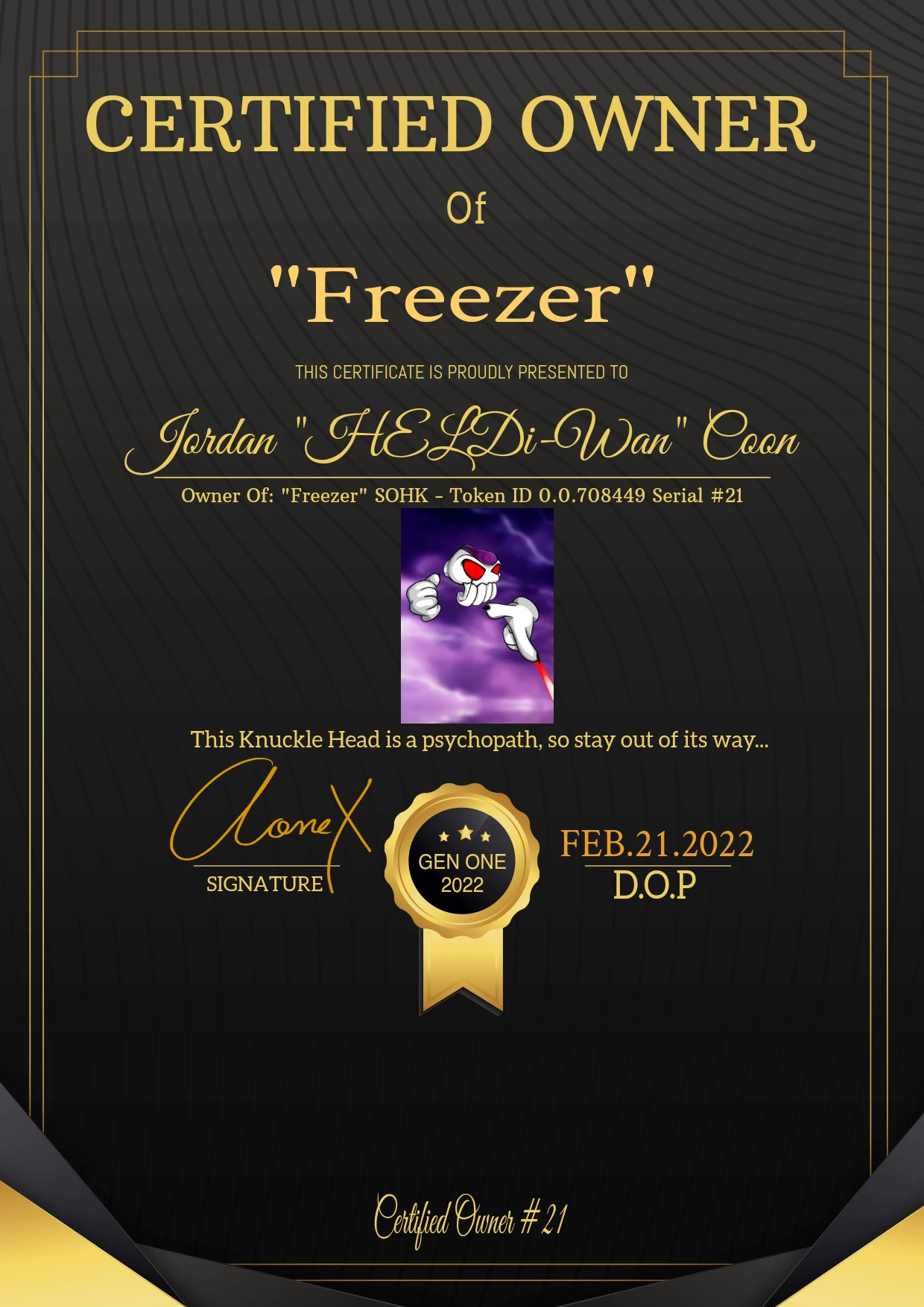 #12 Certified Own