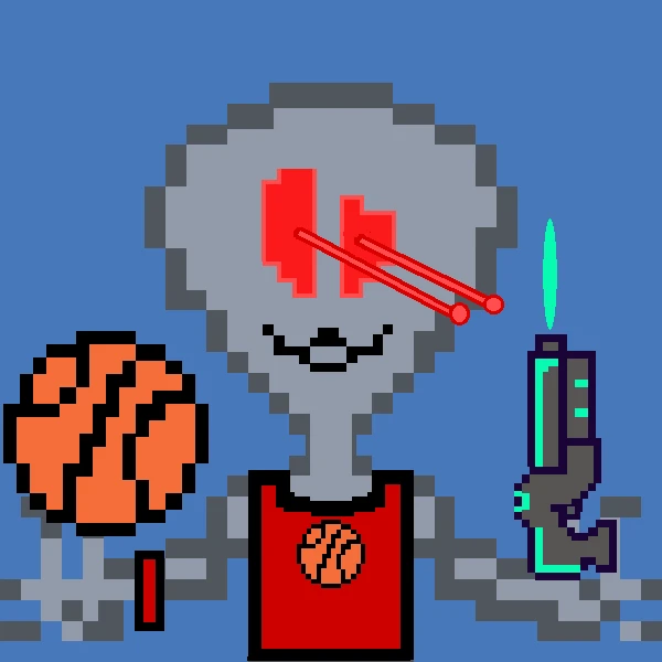 #114 Pixel Alien 