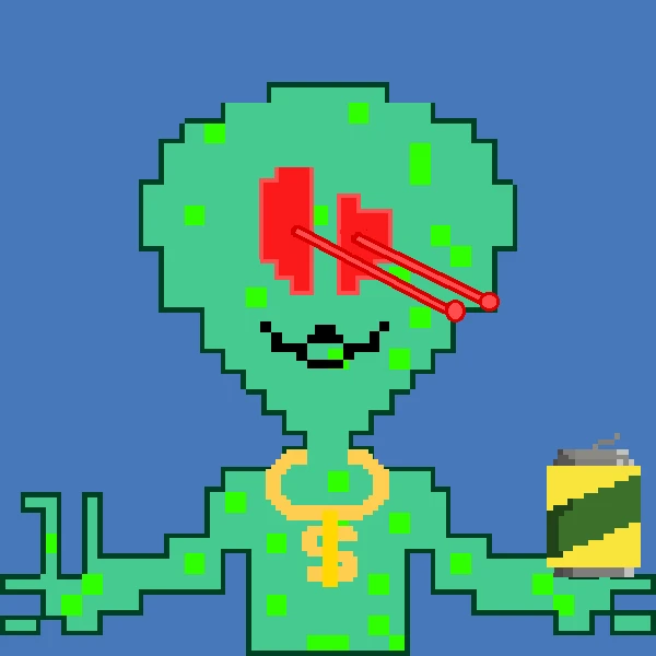 #95 Pixel Alien B
