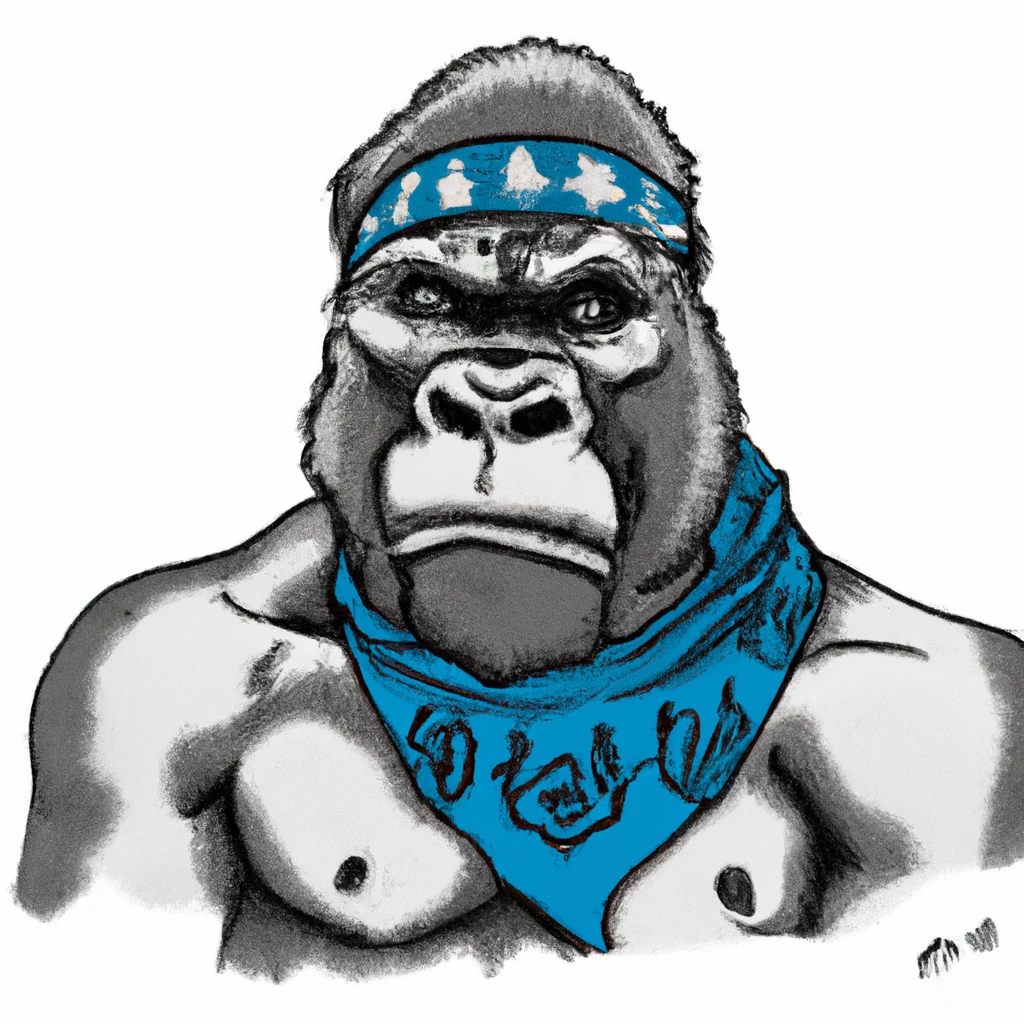 #78 Blue Bandana 