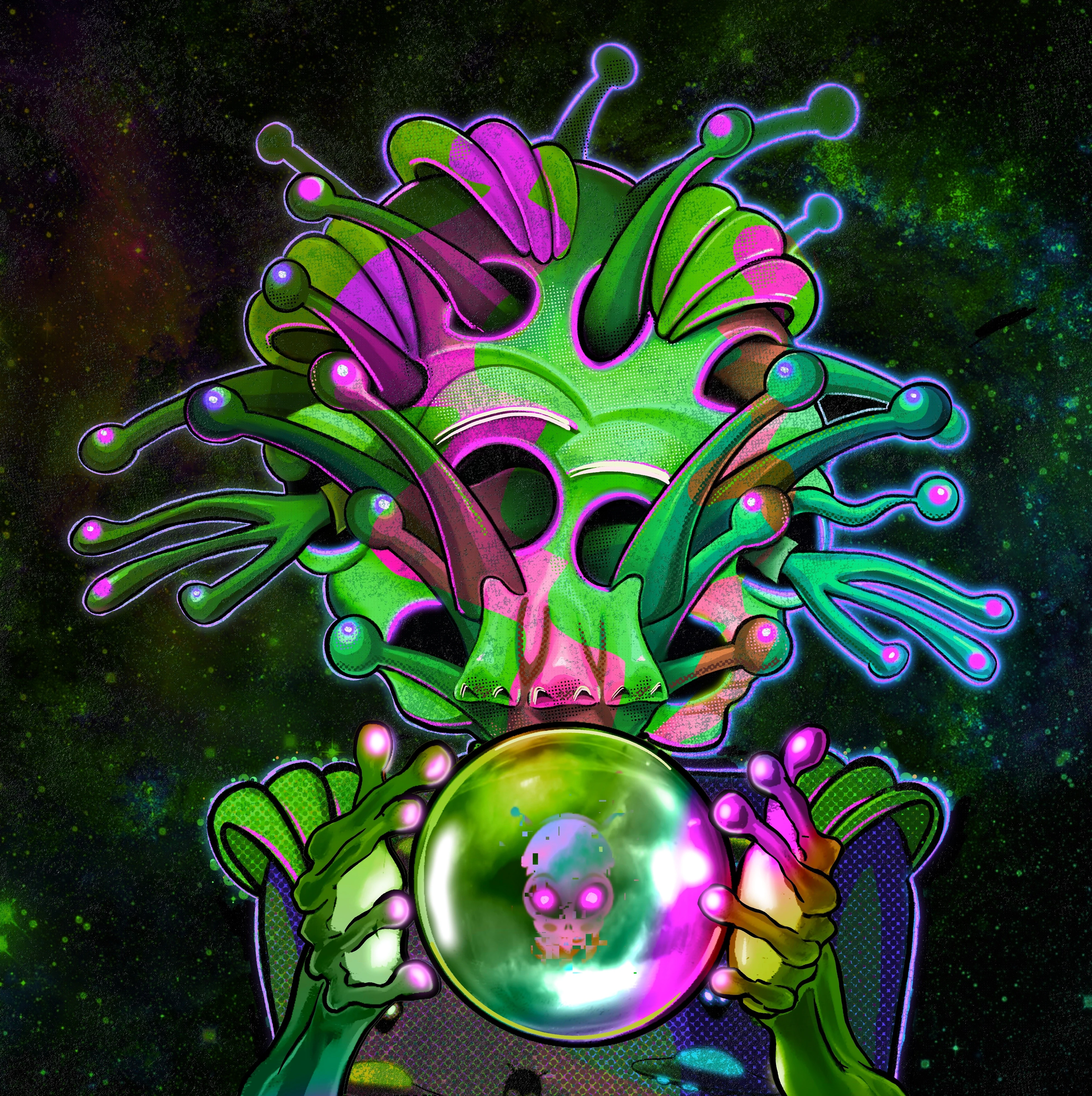 #2 ALIEN GREEN CR