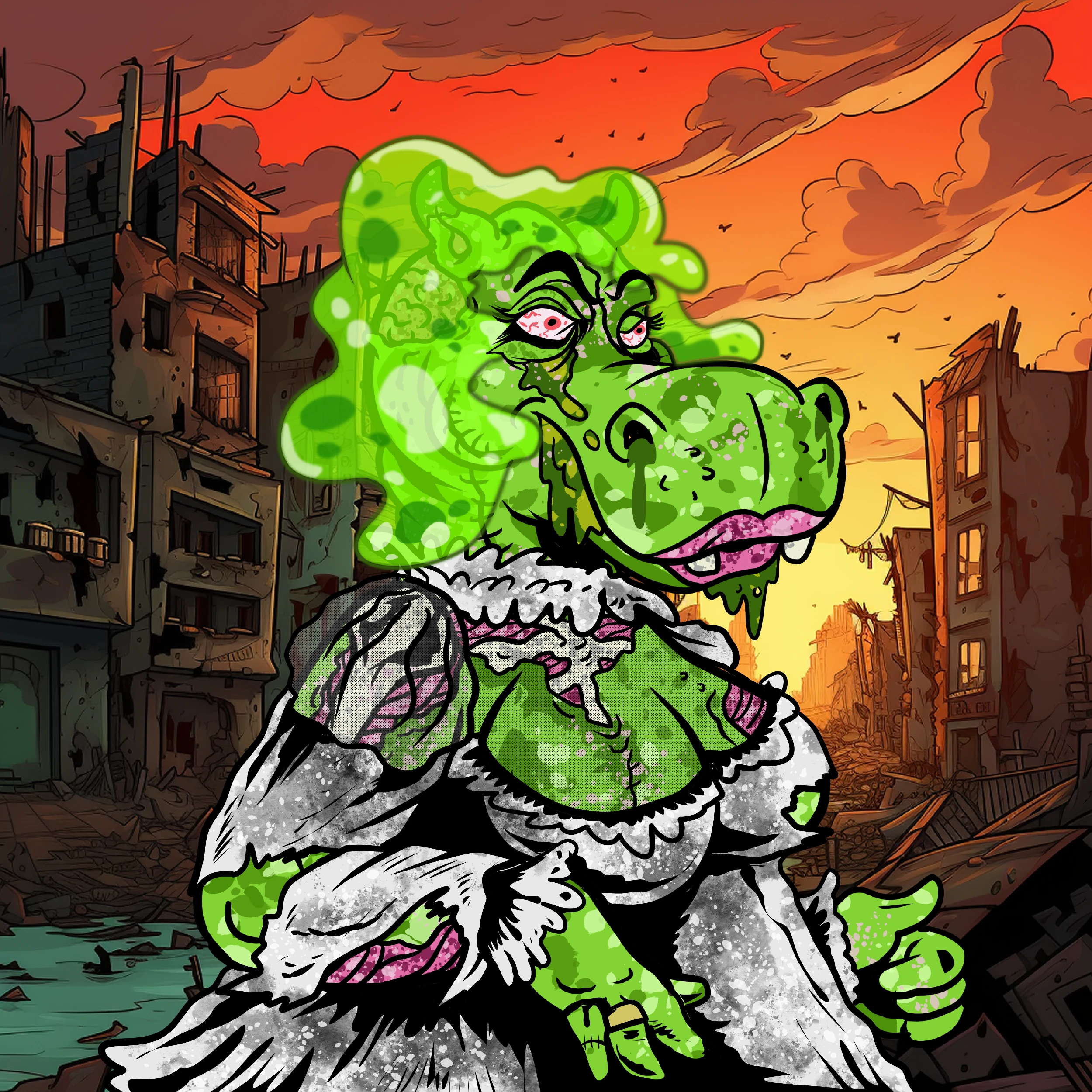 #815 Zombie Femal
