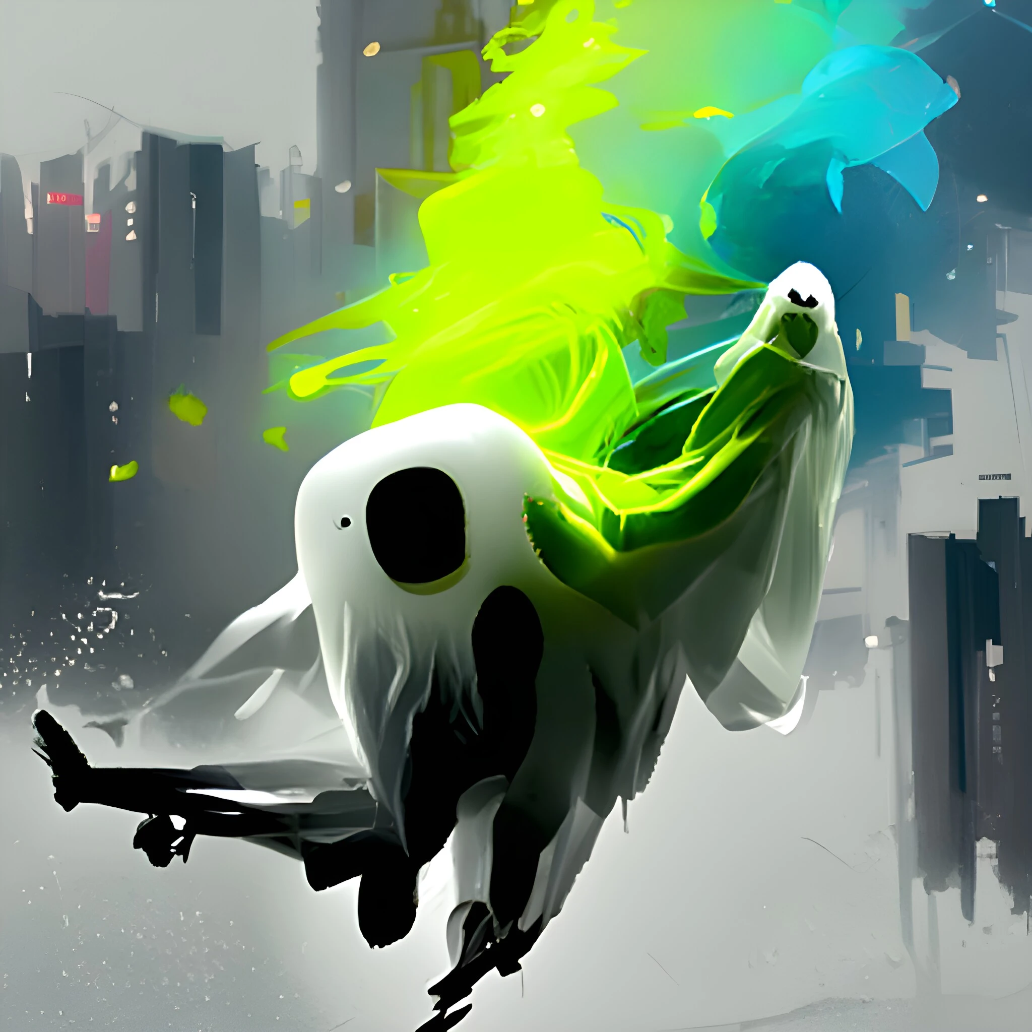 #124 Neon Ghost
