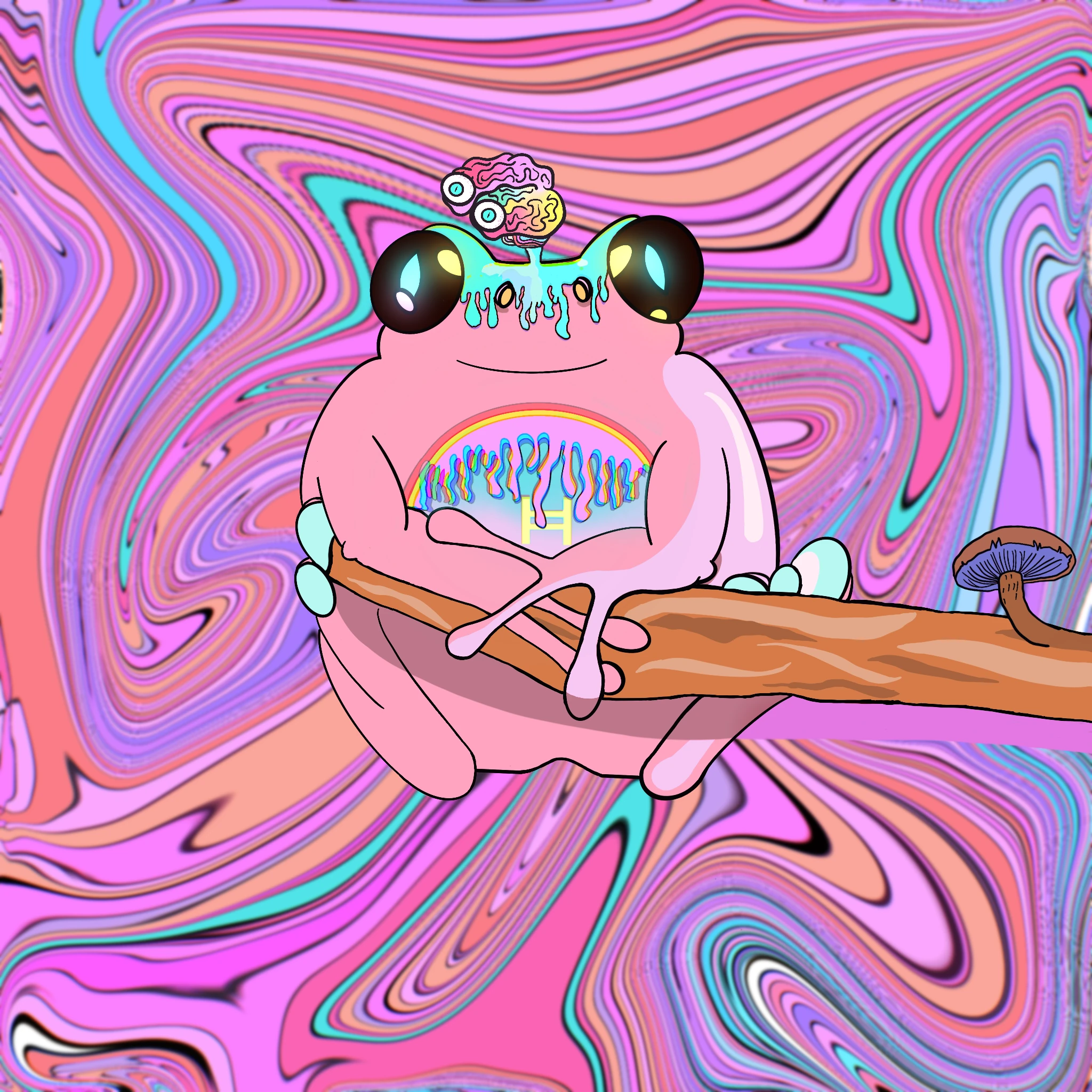 Happy Hash Frogs + ℏBrains Collab avatar